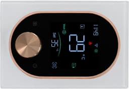 Slimme thermostaat - Wifi programmeerbaar - Temperatuur regelen - 5+1+1 weekschema - 86x86 mm - Wit — thumbnail 4