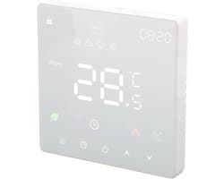 Slimme Thermostaat - Wifi Thermostaat - Energie Besparen - Precieze Temperatuur - 90-240V - Wit