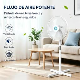 Cventrix Ventilator - Ventilatoren - Ventilator Staand - Statiefventilator - Multifunctionele Staande Ventilator - 125 cm — thumbnail 4