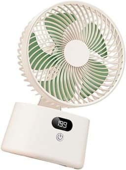 LISM - Draadloze mini-ventilator met oplaadbare batterij Geschikt voor gebruik op het computerbureau — thumbnail 1