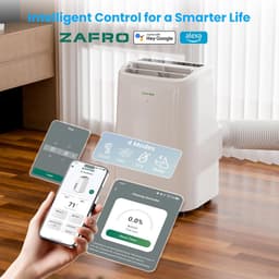 Mobiele Airco 12000 BTU – Smart Airconditioner – App Bediening – 47 dB – 24-uurs Timer – Wit — thumbnail 5