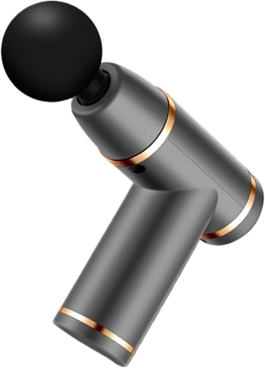 Mini Massagepistool - Spierontspanning Apparaat - Herstel Na Training - Stille Motor - 0.4 kg - Grijs — afbeelding 1