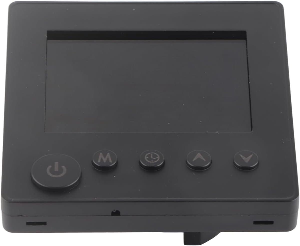 Slimme Thermostaat - Verwarmingscontroller - Energie Besparen - App Bediening - 41x86x86mm - Zwart — afbeelding 1
