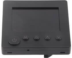 Slimme Thermostaat - Verwarmingscontroller - Energie Besparen - App Bediening - 41x86x86mm - Zwart