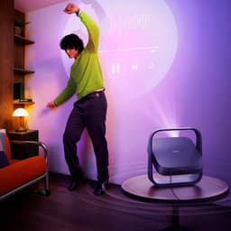 XGIMI Elfin Flip Laser - Smart-projector - Beamer - RGB Triple Laser - 1600 ISO Lumens - 1080P Full HD Resolutie - Google TV - Harman Kardon Speaker - Geïntegreerde Standaard - Blauw — thumbnail 5