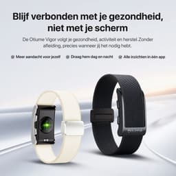 Otiume Vigor Activity Tracker - Smartwatch met GPS, Hartslag- & Slaapmonitoring - Beige — thumbnail 4