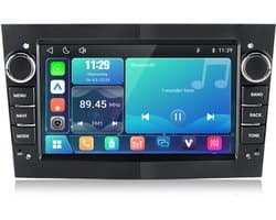 Junsun linux Draadloze CarPlay & Andriod Auto Autoradio Geschikt voor Opel Astra H, Corsa D, Vectra C, Combo, Zafira, Meriva, Vivaro, Tigra 2001-2013 - GPS - 7-inch Touchscreen - Stuurwielbediening - WiFi - RDS - Plug & Play