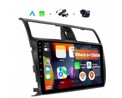 Boscer 2 Din Autoradio - Geschikt voor Suzuki Swift (2005-2010) - Draadloos Apple CarPlay & Android Auto - 10.1 Inch HD Touchscreen - 6+128GB - GPS - WiFi, Bluetooth & USB - Achteruitrijcamera & Microfoon
