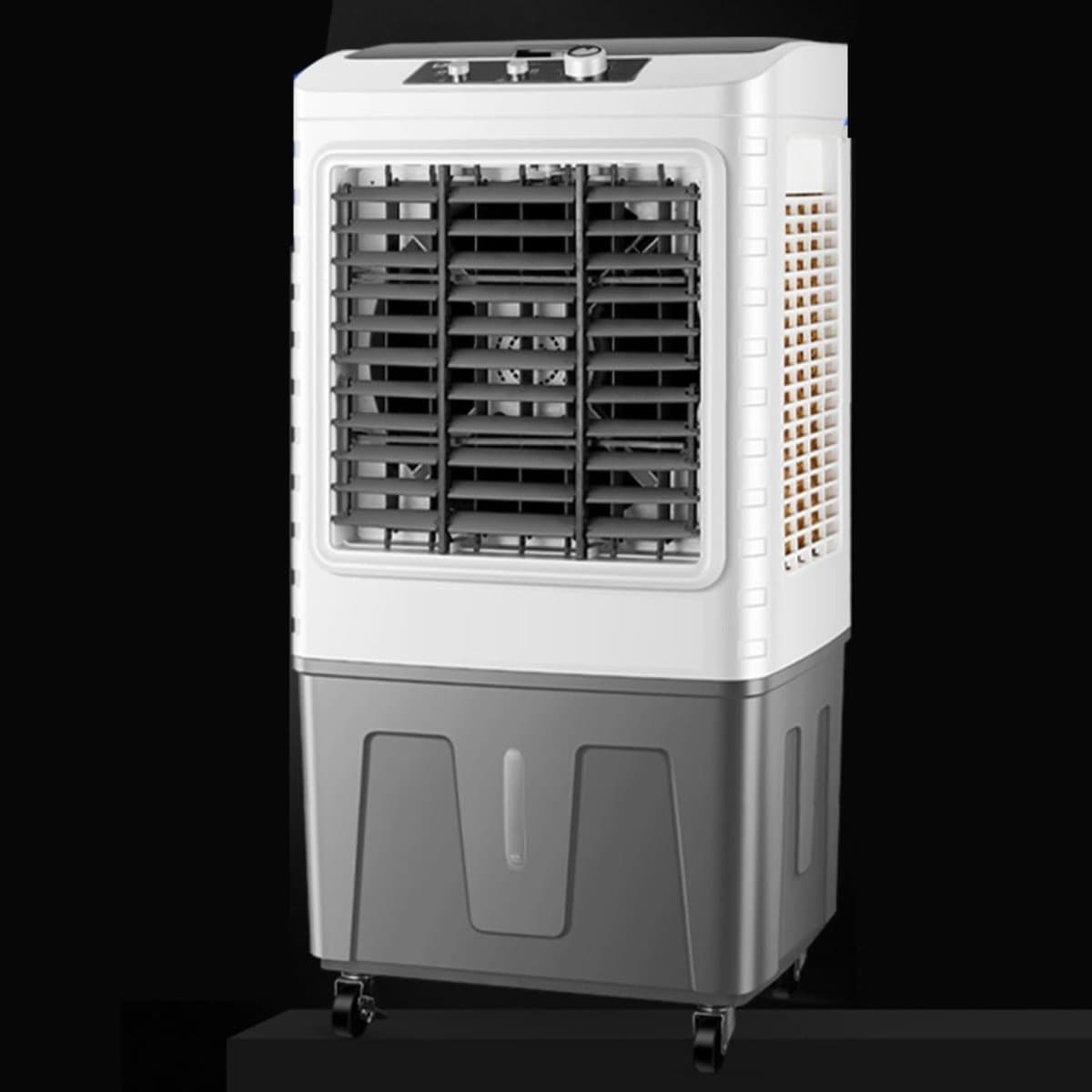 Mobiele luchtkoeler - Ventilator bevochtiger - Ruimte koelen - Verdampingskoeltechnologie - 50 liter reservoir - Mechanisch model — afbeelding 1