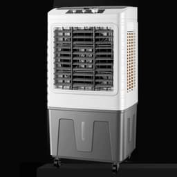 Mobiele luchtkoeler - Ventilator bevochtiger - Ruimte koelen - Verdampingskoeltechnologie - 50 liter reservoir - Mechanisch model — thumbnail 1