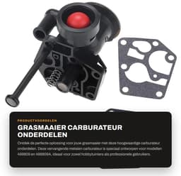 Dailygoods- Carburateur Vervangend - Grasmaaier - Hoogwaardige Aftermarket - Duurzaam - 11x8.3x7cm - Inclusief Hardware - Vergaser — thumbnail 1