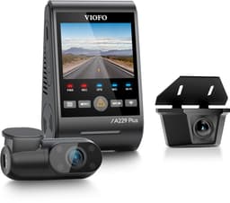 VIOFO A229 Plus-W 3CH - Dashcam - 2K Voorcamera - 2K Waterdichte IP67 Achtercamera - 1080P IR Interieurcamera - Sony STARVIS 2 - GPS - 5GHz WiFi — thumbnail 2