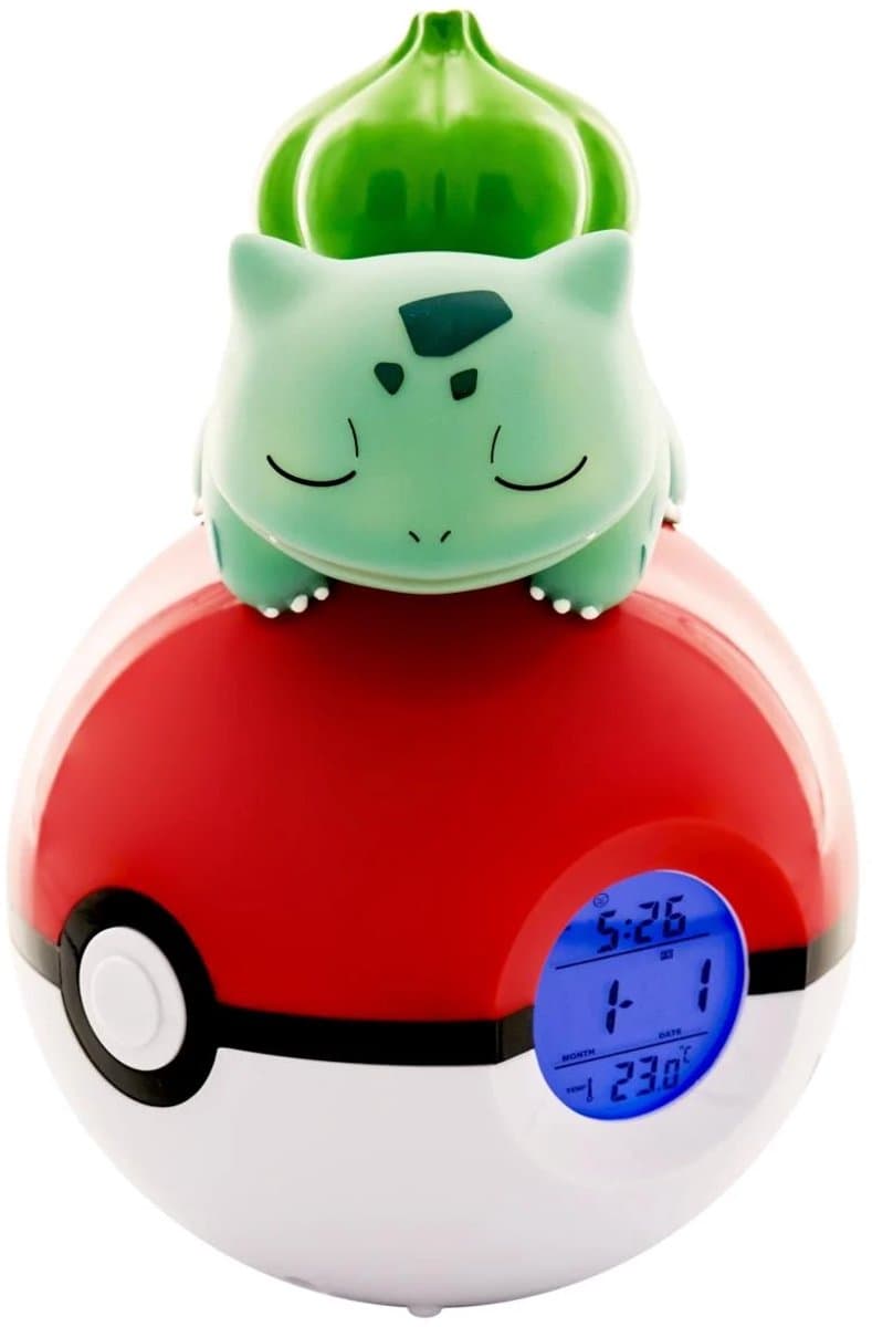 Teknofun Pokémon Bulbasaur - FM wekkerradio met LED nachtlamp — afbeelding 1
