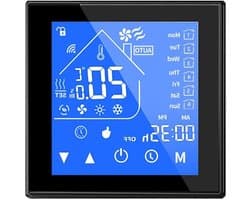 Slimme Thermostaat - Temperatuurregelaar - Verwarming Regelen - App Bediening - 5-35 Graden - Wit