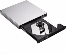 Externe DVD CD Brander - Draagbare Drive - Bestanden Archiveren - USB 2.0 Connectie - 15 cm - Zilver — thumbnail 5