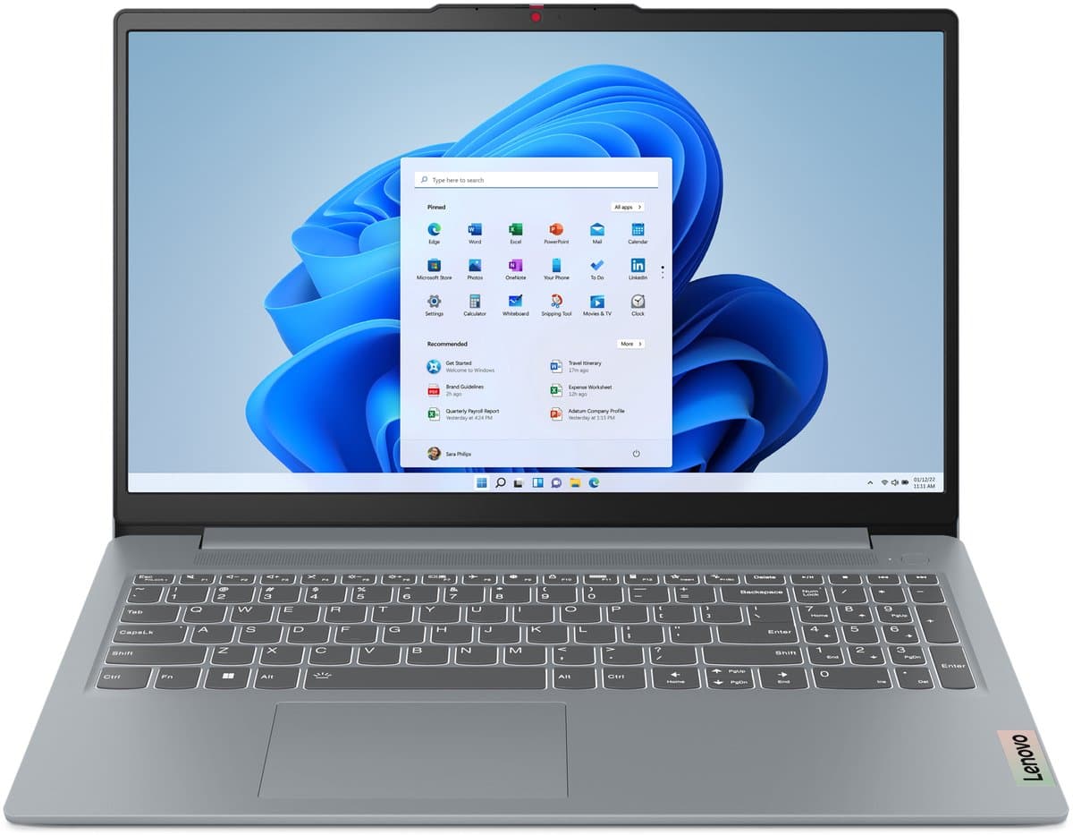 Lenovo IdeaPad Slim 3 15ABR8 - Laptop - 15.6 inch - Ryzen 5 - 16GB/512GB — afbeelding 1