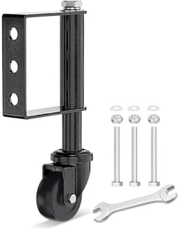 Omgoods - 5 cm Poortroller met Schokabsorberende Rubberbanden — thumbnail 1