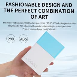SnelShoppen - Kleine Projector 1080p Full HD Draagbare LED Projector met Ingebouwde Luidspreker en Koelventilator, Trapeziumcorrectie voor Thuisbiosco — thumbnail 2