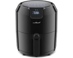 Heteluchtfriteuse - Airfryer Frituurpan - Gezond Koken - Olievrije Bereiding - 42 Liter - Zwart