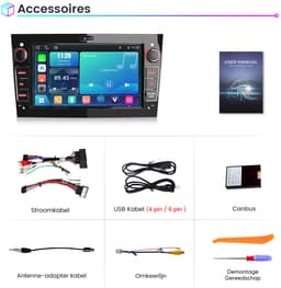 Cestovet Linux Autoradio - Geschikt Voor Opel Astra H Corsa C/D Meriva Zafira B - Draadloos Apple Carplay & Android Auto - 7-inch Touchscreen - Bluetooth & SWC USB — thumbnail 5