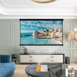 SnelShoppen - Mini Projector 4K, 1080P Full HD Beamer voor Kinderen, Draagbare LED Buitenbioscoop Projector met Afstandsbediening, Meerdere Aansluitin — thumbnail 4