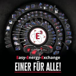 Accu Grasmaaier - Handmaaier - Kleine tuinen - Borstelloze motor - 21 cm snijbreedte - Blauw rood zwart — thumbnail 2