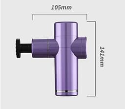 Draagbare Massage Gun - Spierverlichter - Spierherstel Bevorderen - Compact Mini Ontwerp - 14 cm Lang - Zwart — thumbnail 3