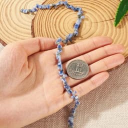 Blauwe Jaspis Ovale 2-Hole Multi Strand Links - Set van 148 stuks voor Sieraden Maken — thumbnail 2