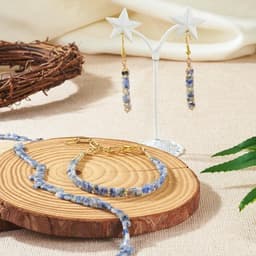 Blauwe Jaspis Ovale 2-Hole Multi Strand Links - Set van 148 stuks voor Sieraden Maken — thumbnail 5