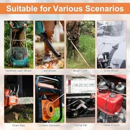 1 Rol Vervangende Terugslagstartkabel voor Stihl Homelite Craftsman Poulan Grasmaaier, 15m Zeer Sterke Starttrekkoord met 3st Universele Starttrekkoord Handvatstartkabelset — thumbnail 2