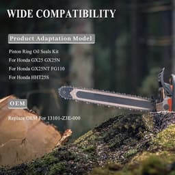 35mm zuiger ring en olieseal reparatieset geschikt voor Honda GX25 FG110 HHT25S kleine motortrimmer voor eenvoudig onderhoud en vervanging van onderdelen — thumbnail 3