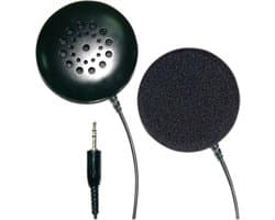 SoundLAB Low Profile Stereo Kussenluidspreker met 3.5mm Jack Plug voor Telefoon/MP3 speler