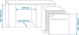 Whirlpool WRIC 3C26 P - Inbouw vaatwasser - Powerclean — thumbnail 2