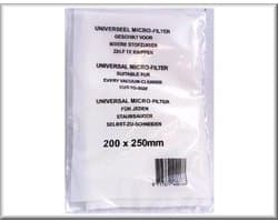 Universeel microfilter - 200 x 250mm - Stofzuigerfilter - Zelf op maat te knippen - Stofzuiger Filter - Geschikt voor alle merken