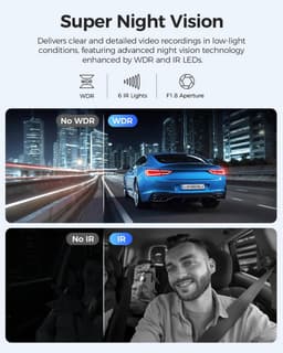 Dashcam 4K + 1080p met GPS en nachtzicht — thumbnail 2
