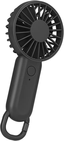 Mini USB-ventilator met karabijnhaak - oplaadbaar en draagbaar met 3 snelheden voor binnen en buiten — thumbnail 5
