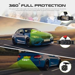 CYRO - Dashcam - Dashcam voor Auto - Dashcam voor auto Voor en Achter - Nachtzicht - Bewegingsdetectie - Parking Monitor - Zwart — thumbnail 3