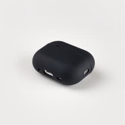 Hoesje voor de AirPods Pro 3 in de kleur Zwart - TCH - Beschermhoes - Siliconen - Case - Soft case — thumbnail 1
