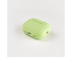 Hoesje voor de AirPods Pro 3 in de kleur Licht Groen- TCH - Beschermhoes - Siliconen - Case - Soft case