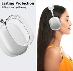Allecto - TPU Soft Case voor AirPods Max - Beschermhoes tegen Krassen en Stof, Inclusief Oorschelp- en Hoofdbandbeschermers — thumbnail 4