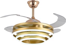 Plafondventilator met DC-motor en Drie Verstelbare LED-Lichtringen — thumbnail 5
