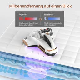 Krachtige Matrasstofzuiger met UV-C Licht - Anti-Mijt Stofzuiger 15 Kpa — thumbnail 2