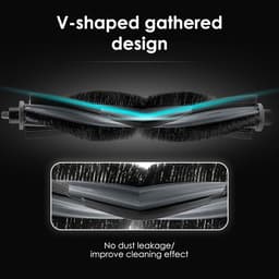 (3 stuks) X2 Omni Roller Borstels Geschikt voor ECOVACS DEEBOT X2 Omni/X2 Pro/X2 Robot Vacuüm, Hoofdborstel Met Nylon Borstels, Rolborstel Vervangende Onderdelen, Rolborstel met Nylon Borstels — thumbnail 2