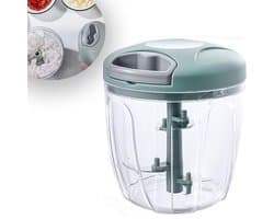 Hakmolen - Multihakker - Hakmolen handmatig - Hakker - Voedselhakker - Groentekeukenhakker - Handmatige Hakmolen -Multifunctionele groentesnijder - Handmatige voedselhakker - Voor ui -Knoflook - Groenten - Groen