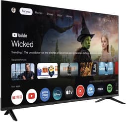 STRONG - TV 55" (139 cm) SRT55UH7773 - Smart Google TV 4K UHD - Chromecast - Google Assistant - Dolby ATMOS - Dolby Vision - Drievoudige tuners - Wifi - Bluetooth - Port Ethernet - 4xHDMI + 2xUSB - NETFLIX — thumbnail 9