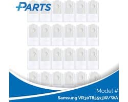 Samsung VR30T85513W/WA Stofzakken (24 Stuks, Plus.Parts® alternatief voor VCA-RDB95)