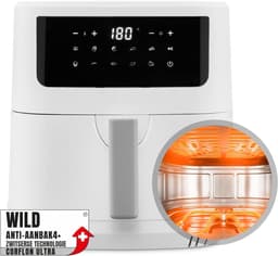 MMP® Dubbele Airfryer - Heteluchtfriteuse - Duo Airfryer - 6,8 L - 40x33x33cm - Wit — thumbnail 5