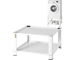 VEVOR Kledingdroger met Opbergvak, 28" x 28" x 16" Wasmachine Droger Standplatform, Universele Pasvorm, 500 lb Capaciteit, Multifunctionele Stalen Basis voor Wasmachine