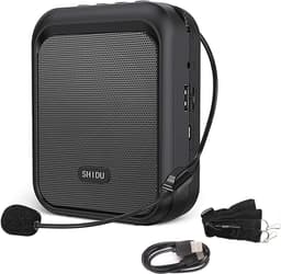 Draagbare Mini Stemversterker met Bluetooth en Bedrade Microfoon - 10W PA-systeem voor Leraren, Zang en Coaching — thumbnail 1