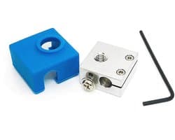 Verwarmingsblok Upgrade met Siliconen Sok voor CR10/Ender 2/Ender 3/ANET A8 Printers